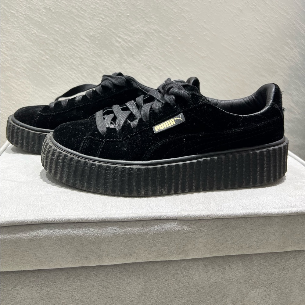 Fenty x Puma Platform Black Velvet Sneaker